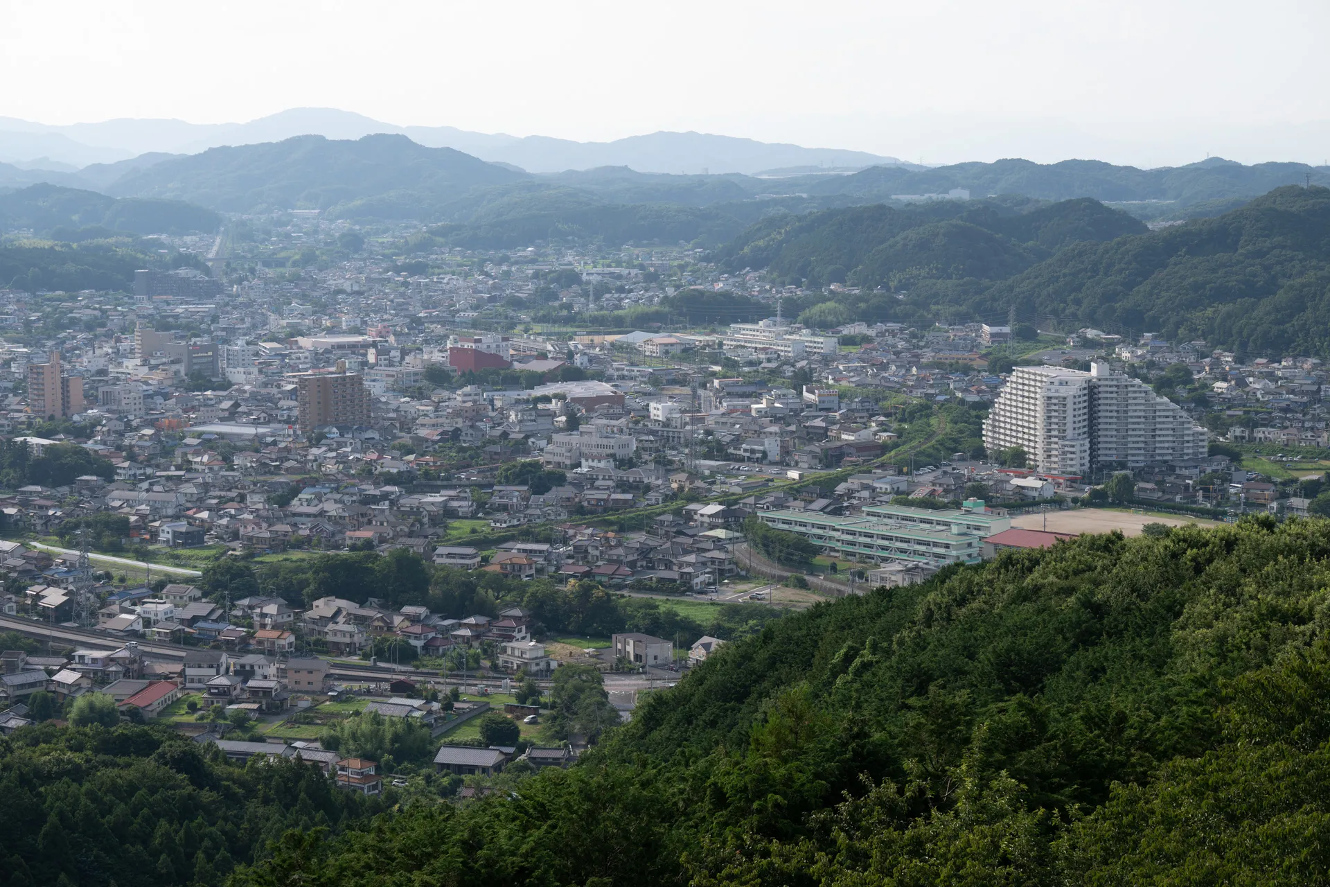 小川町の市街地